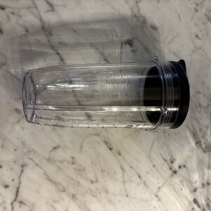Nutri Ninja 16oz  To-Go Bullet Blender Jar Cup Bottle Container with Lid